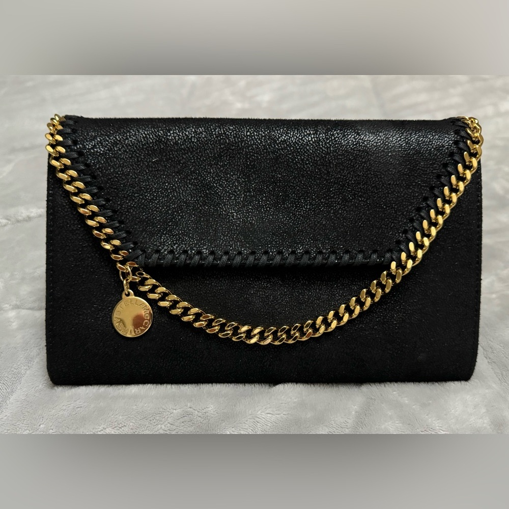 Stella McCartney Black Clutch/Shoulder Purse